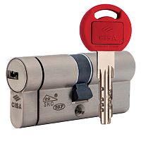 Цилиндр CISA Astral Tekno PRO 65 (30*35) никель матовый 3 ключ